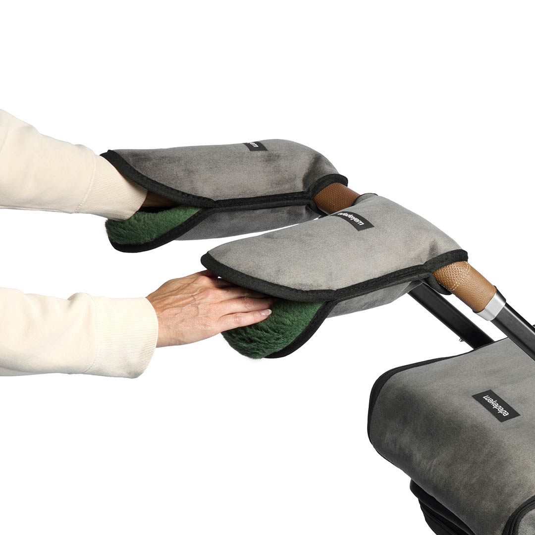Merino Handwärmer Set "Grigio"