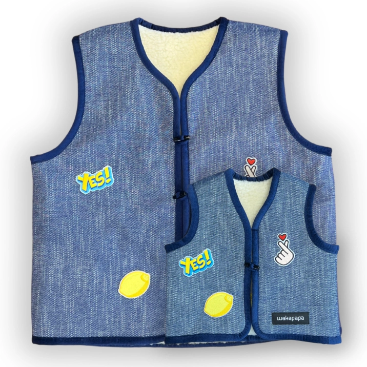 Merinoweste "Denim" Unisex