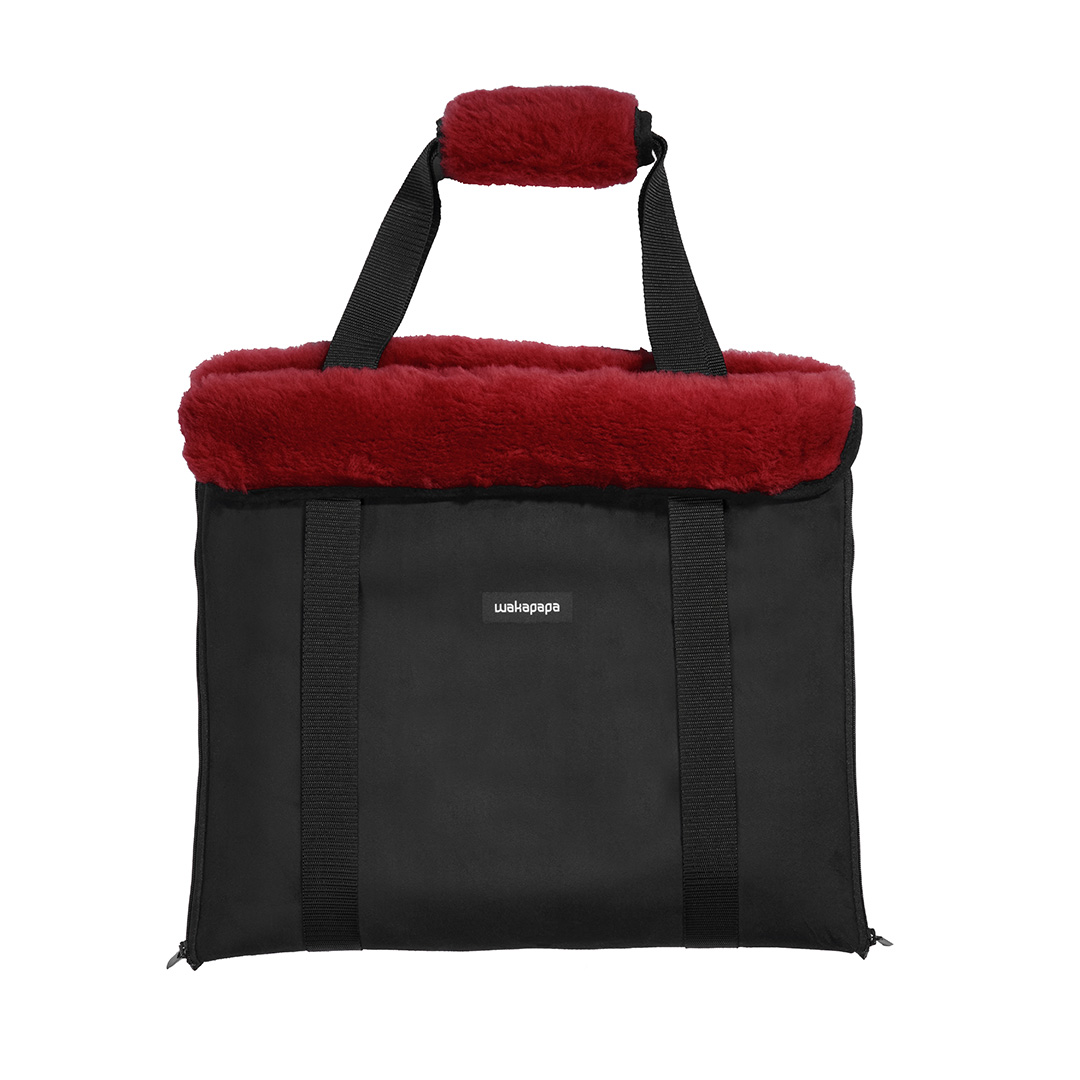 Merino Wickeltasche "Nero"