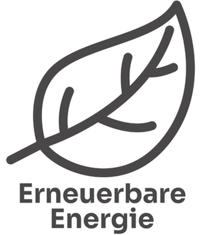 Erneuerbare Energie mit Text