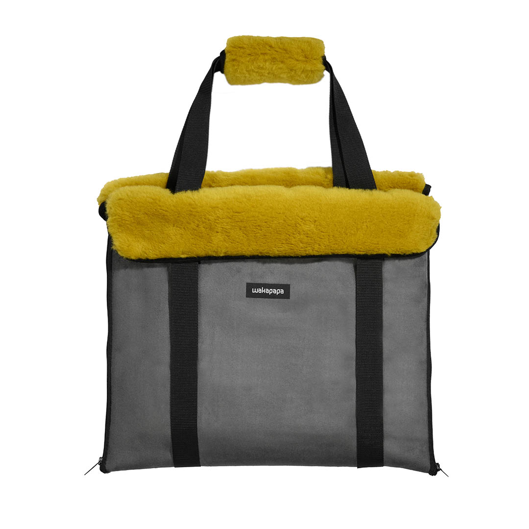 Merino Wickeltasche "Grigio"