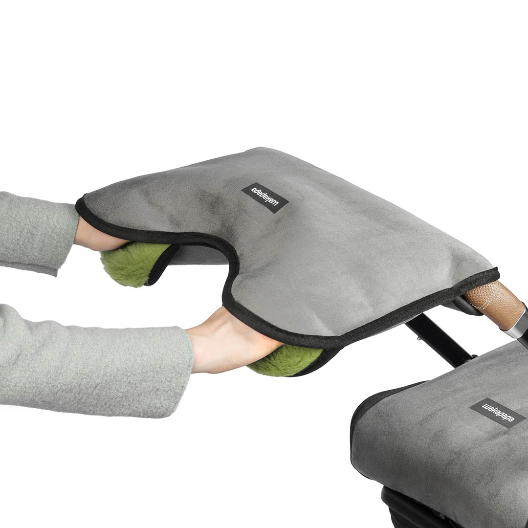 Merino Handwärmer "Grigio"