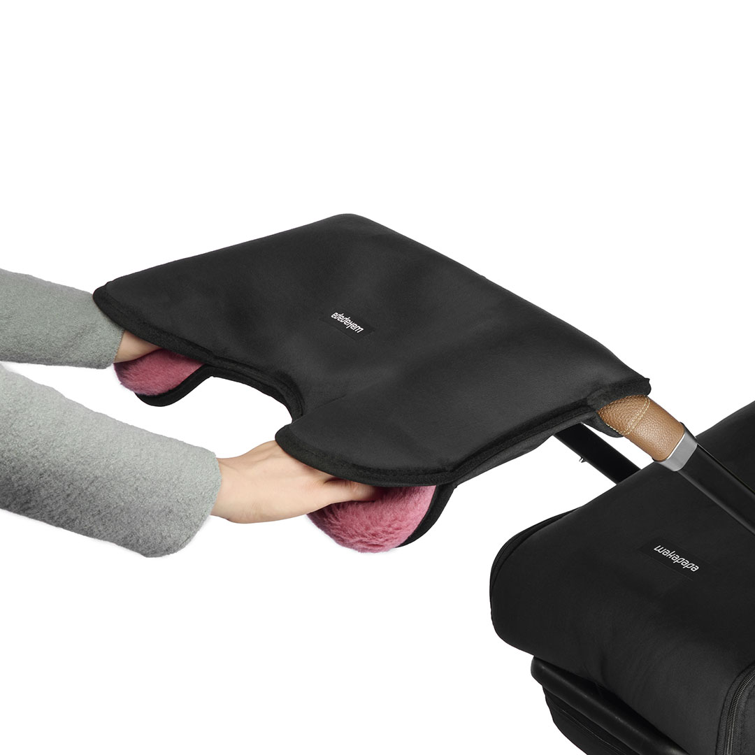 Merino Handwärmer "Nero"