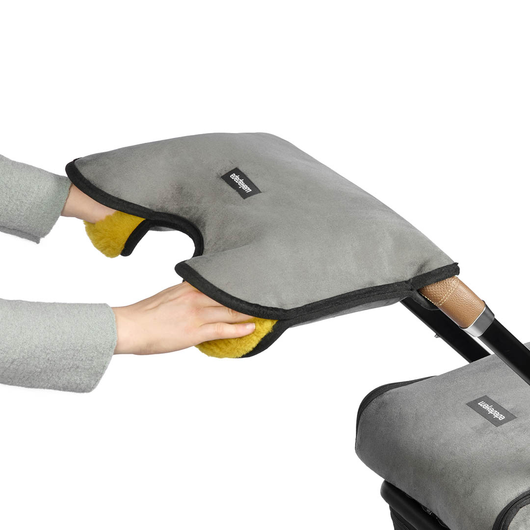 Merino Handwärmer "Grigio"