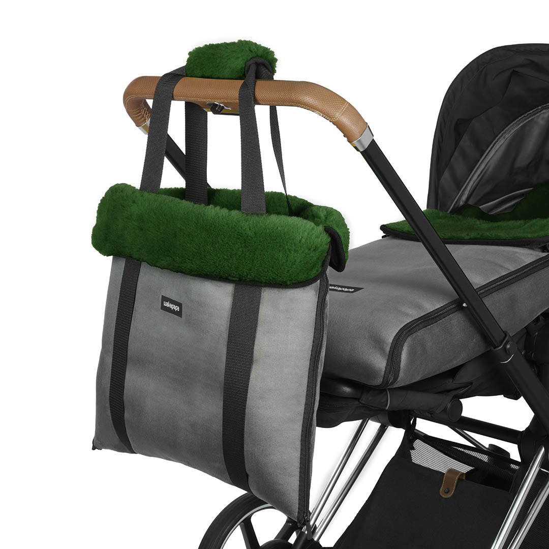 Merino Wickeltasche "Grigio"