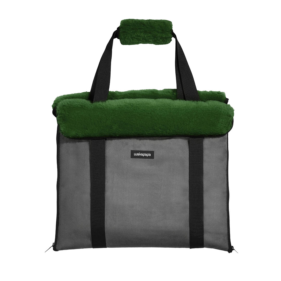 Merino Wickeltasche "Grigio"