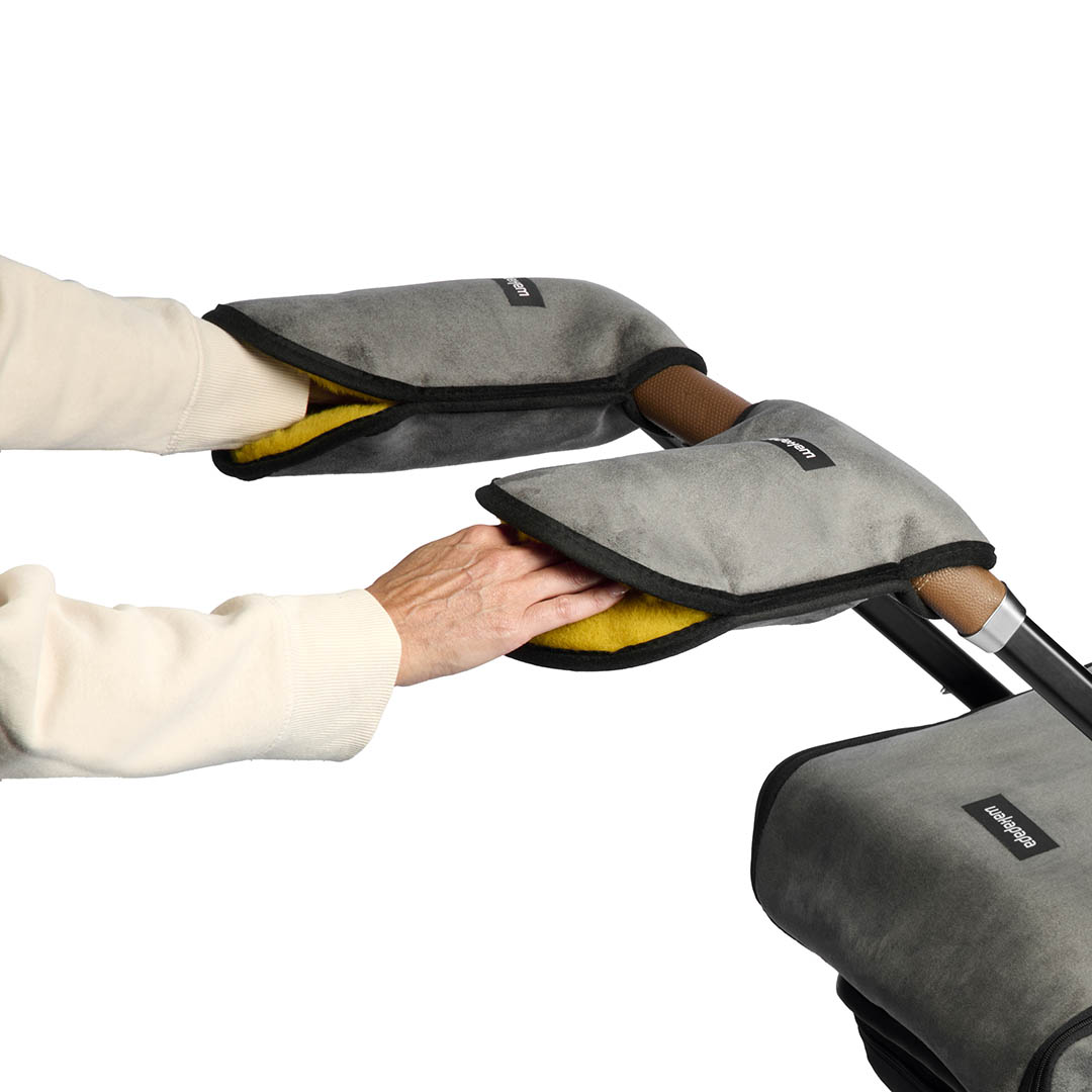 Merino Handwärmer Set "Grigio"