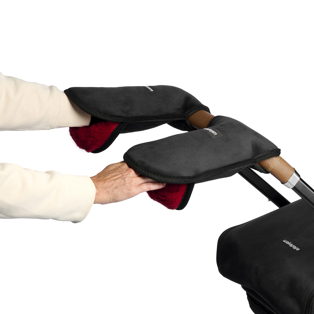 Merino Handwärmer Set "Nero" 