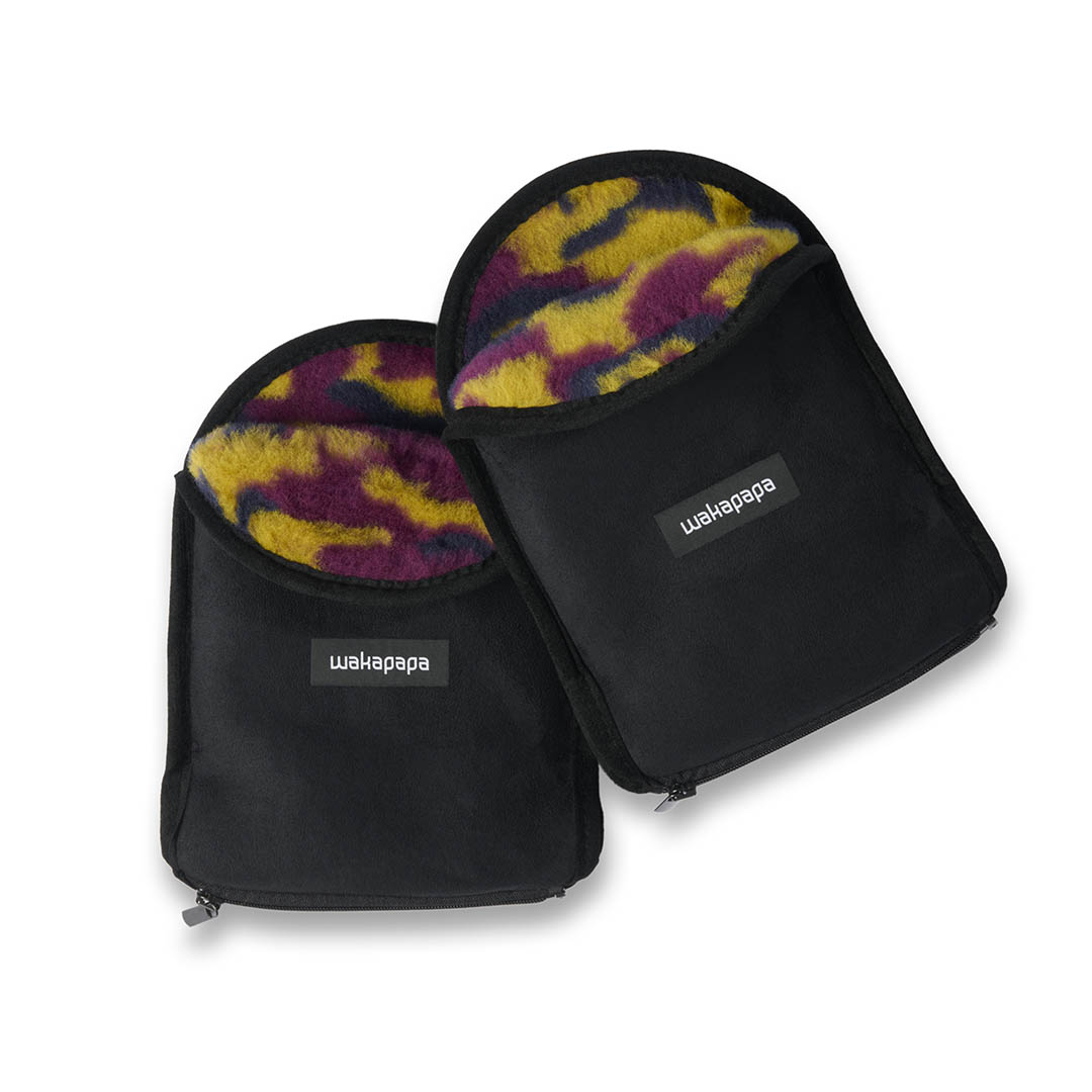 Merino Handwärmer Set "Nero" 