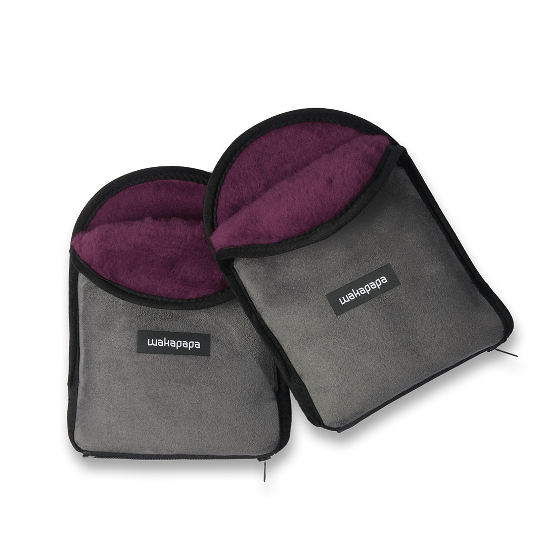 Merino Handwärmer Set "Grigio"