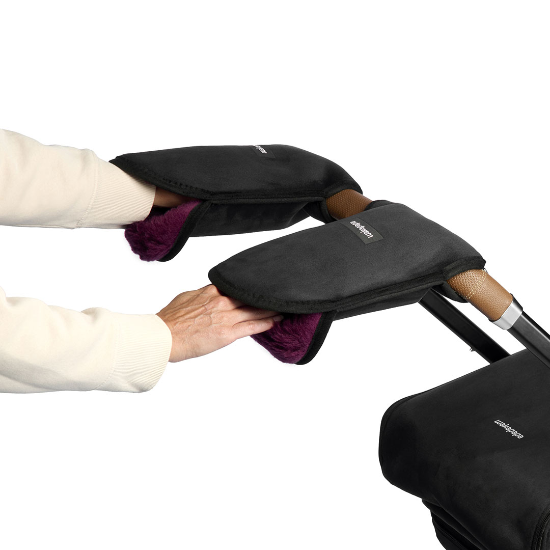 Merino Handwärmer Set "Nero" 