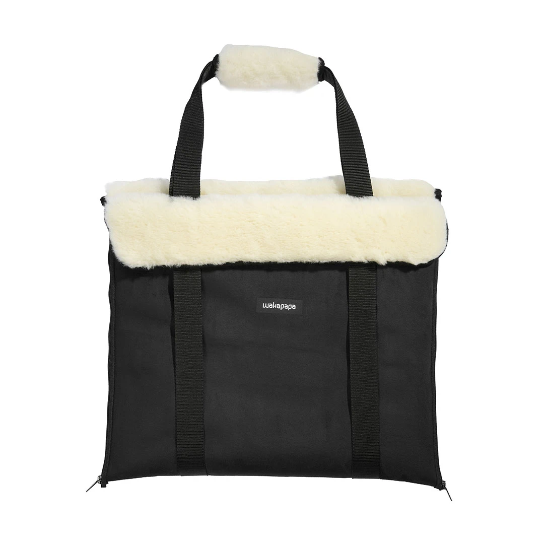 Merino Wickeltasche "Nero"